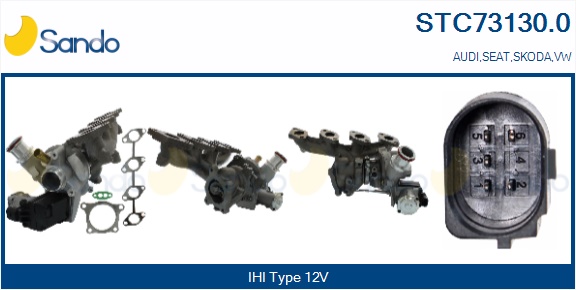 Turbocompressore, sovralimentazione SANDO STC73130.0
