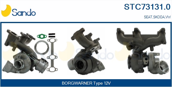 Turbocompressore, sovralimentazione SANDO STC73131.0