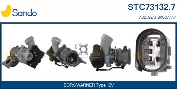 Turbocompressore, sovralimentazione SANDO STC73132.7