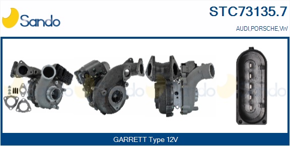 Turbocompressore, sovralimentazione SANDO STC73135.7