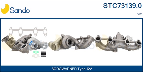 Turbocompressore, sovralimentazione SANDO STC73139.0