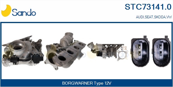 Turbocompressore, sovralimentazione SANDO STC73141.0