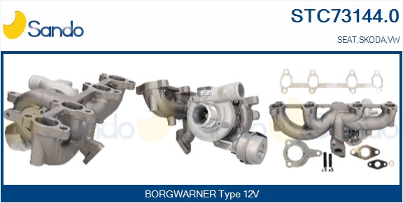 Turbocompressore, sovralimentazione SANDO STC73144.0