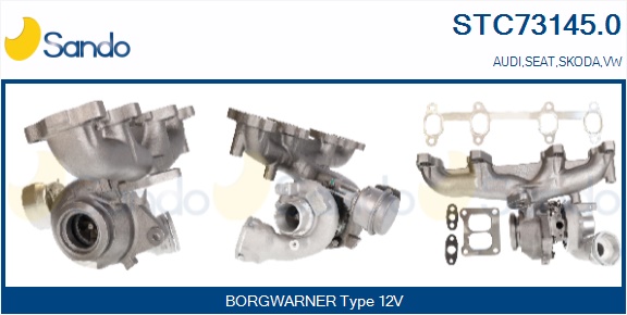 Turbocompressore, sovralimentazione SANDO STC73145.0