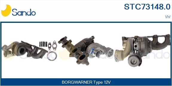 Turbocompressore, sovralimentazione SANDO STC73148.0