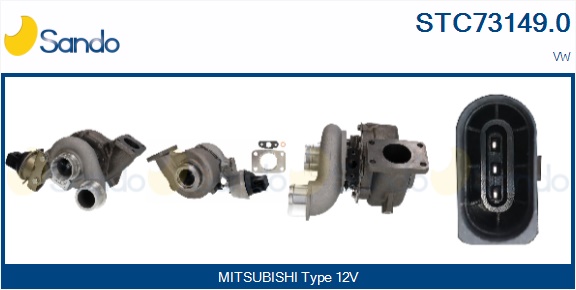 Turbocompressore, sovralimentazione SANDO STC73149.0