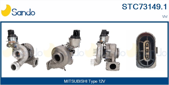 Turbocompressore, sovralimentazione SANDO STC73149.1