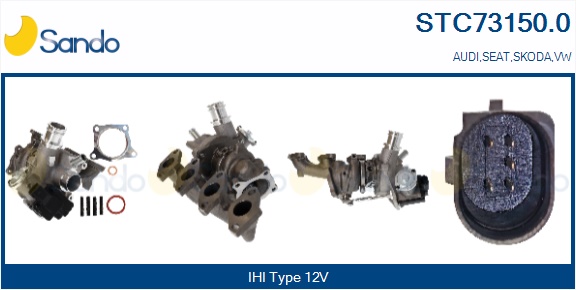 Turbocompressore, sovralimentazione SANDO STC73150.0