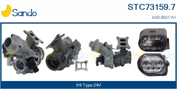 Turbocompressore, sovralimentazione SANDO STC73159.7