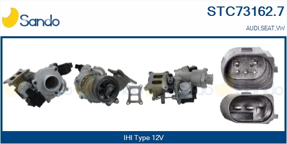 Turbocompressore, sovralimentazione SANDO STC73162.7