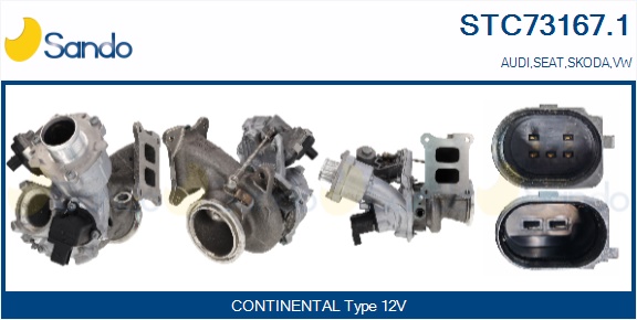 Turbocompressore, sovralimentazione SANDO STC73167.1