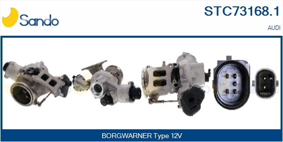 Turbocompressore, sovralimentazione SANDO STC73168.1