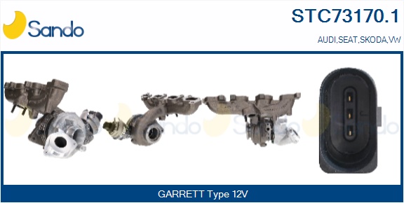 Turbocompressore, sovralimentazione SANDO STC73170.1
