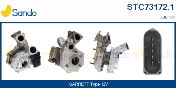 Turbocompressore, sovralimentazione SANDO STC73172.1