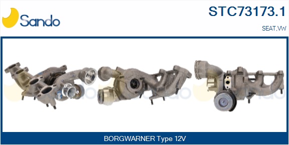 Turbocompressore, sovralimentazione SANDO STC73173.1