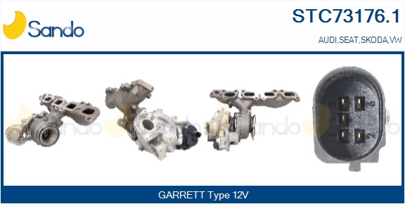 Turbocompressore, sovralimentazione SANDO STC73176.1