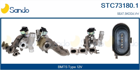 Turbocompressore, sovralimentazione SANDO STC73180.1