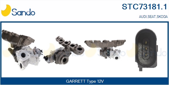 Turbocompressore, sovralimentazione SANDO STC73181.1