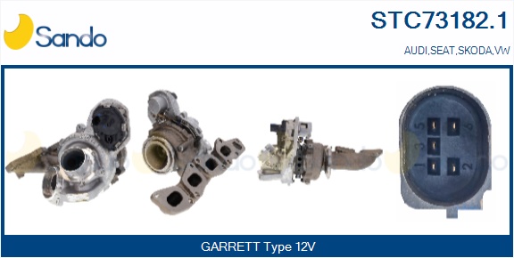 Turbocompressore, sovralimentazione SANDO STC73182.1