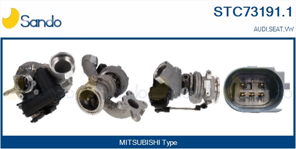 Turbocompressore, sovralimentazione SANDO STC73191.1