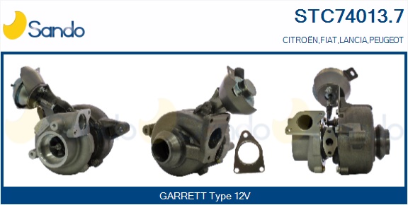 Turbocompressore, sovralimentazione SANDO STC74013.7