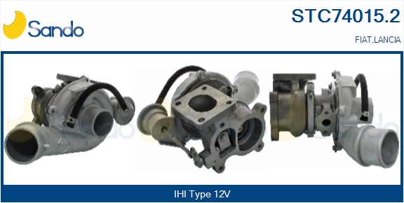 Turbocompressore, sovralimentazione SANDO STC74015.2