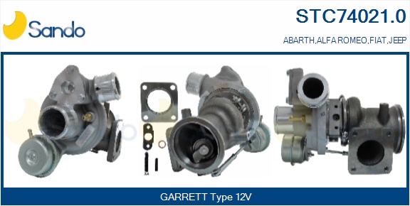 Turbocompressore, sovralimentazione SANDO STC74021.0