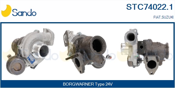 Turbocompressore, sovralimentazione SANDO STC74022.1