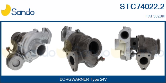 Turbocompressore, sovralimentazione SANDO STC74022.2