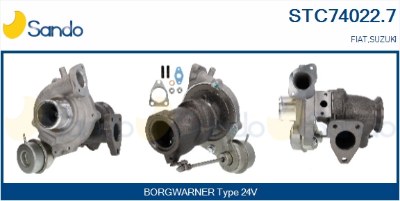 Turbocompressore, sovralimentazione SANDO STC74022.7