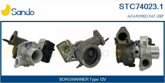 Turbocompressore, sovralimentazione SANDO STC74023.1