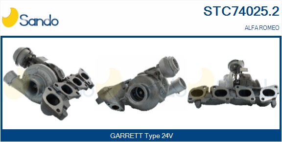 Turbocompressore, sovralimentazione SANDO STC74025.2