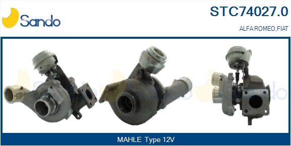 Turbocompressore, sovralimentazione SANDO STC74027.0
