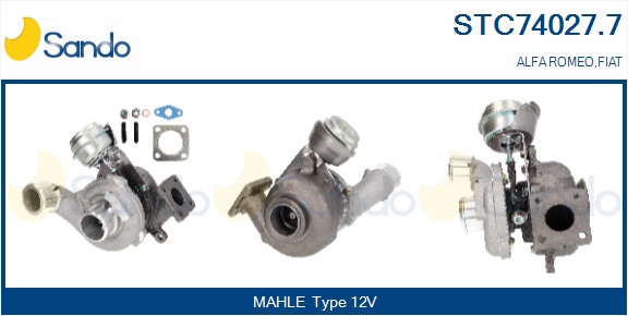 Turbocompressore, sovralimentazione SANDO STC74027.7