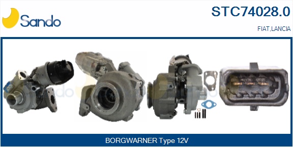 Turbocompressore, sovralimentazione SANDO STC74028.0