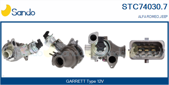 Turbocompressore, sovralimentazione SANDO STC74030.7