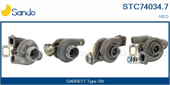 Turbocompressore, sovralimentazione SANDO STC74034.7