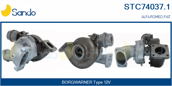 Turbocompressore, sovralimentazione SANDO STC74037.1