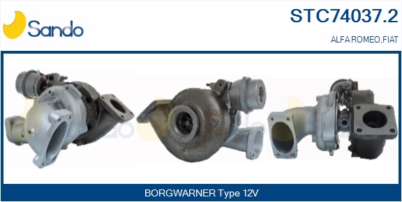 Turbocompressore, sovralimentazione SANDO STC74037.2