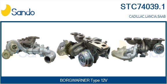 Turbocompressore, sovralimentazione SANDO STC74039.1
