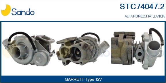 Turbocompressore, sovralimentazione SANDO STC74047.2
