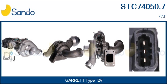 Turbocompressore, sovralimentazione SANDO STC74050.7