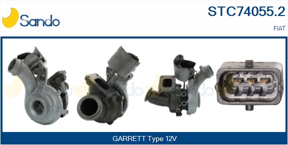 Turbocompressore, sovralimentazione SANDO STC74055.2