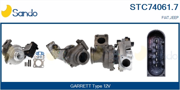 Turbocompressore, sovralimentazione SANDO STC74061.7