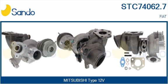 Turbocompressore, sovralimentazione SANDO STC74062.7