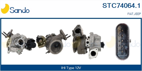 Turbocompressore, sovralimentazione SANDO STC74064.1