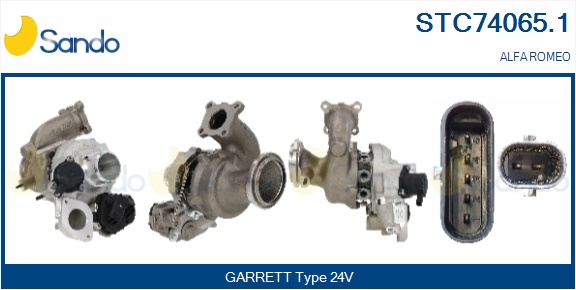 Turbocompressore, sovralimentazione SANDO STC74065.1