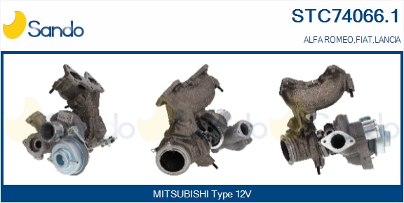 Turbocompressore, sovralimentazione SANDO STC74066.1