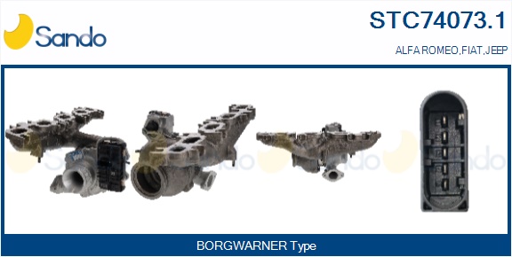 Turbocompressore, sovralimentazione SANDO STC74073.1