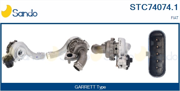 Turbocompressore, sovralimentazione SANDO STC74074.1